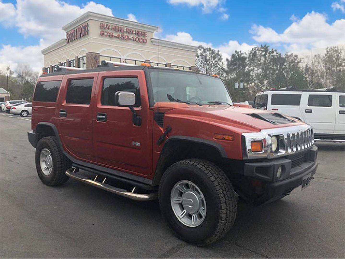 2004 Hummer H2 Sport Utility (5GRGN23U14H) with an 6.0L V8 OHV 16V engine, 4-Speed Automatic Overdrive transmission, located at 4247 Buford Drive NE, Buford, GA, 30518, (678) 450-1000, 34.086857, -83.993004 - Photo#0