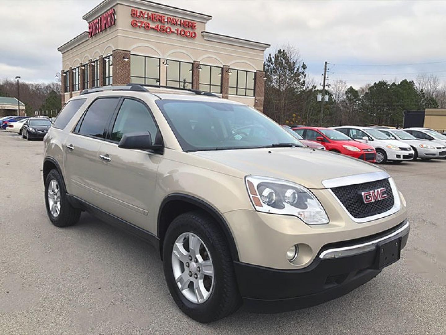 2010 GMC Acadia SLE AWD (1GKLRLED5AJ) with an 3.6L V6 DOHC 24V engine, 6-Speed Automatic Overdrive transmission, located at 7710 Tara Blvd, Jonesboro, GA, 30236, (678) 450-1000, 33.544365, -84.367821 - Photo#0