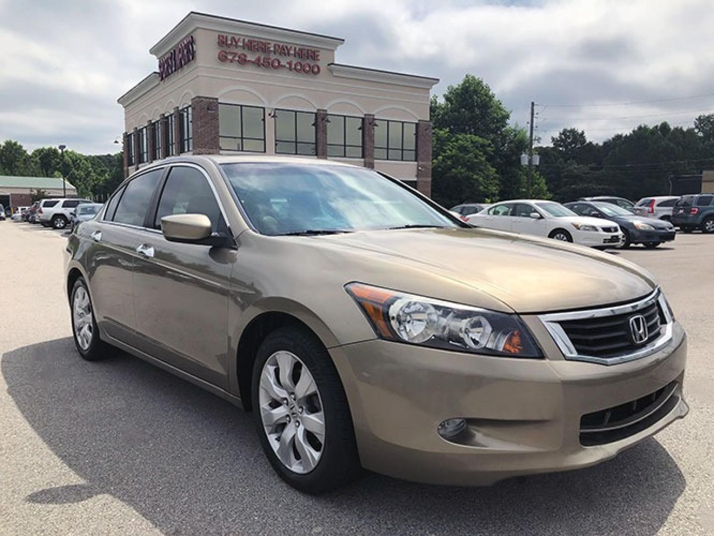 2010 Honda Accord EX-L V-6 Sedan AT (5KBCP3F86AB) with an 3.5L V6 SOHC 24V engine, 5-Speed Automatic transmission, located at 620 Jesse Jewell Pkwy, Gainesville, GA, 30501, (678) 450-1000, 34.305923, -83.809784 - Photo#0