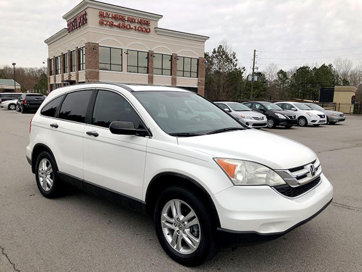 2010 Honda CR-V EX 2WD 5-Speed AT (5J6RE3H58AL) with an 2.4L L4 DOHC 16V engine, 5-Speed Automatic transmission, located at 620 Jesse Jewell Pkwy, Gainesville, GA, 30501, (678) 450-1000, 34.305923, -83.809784 - Photo#0