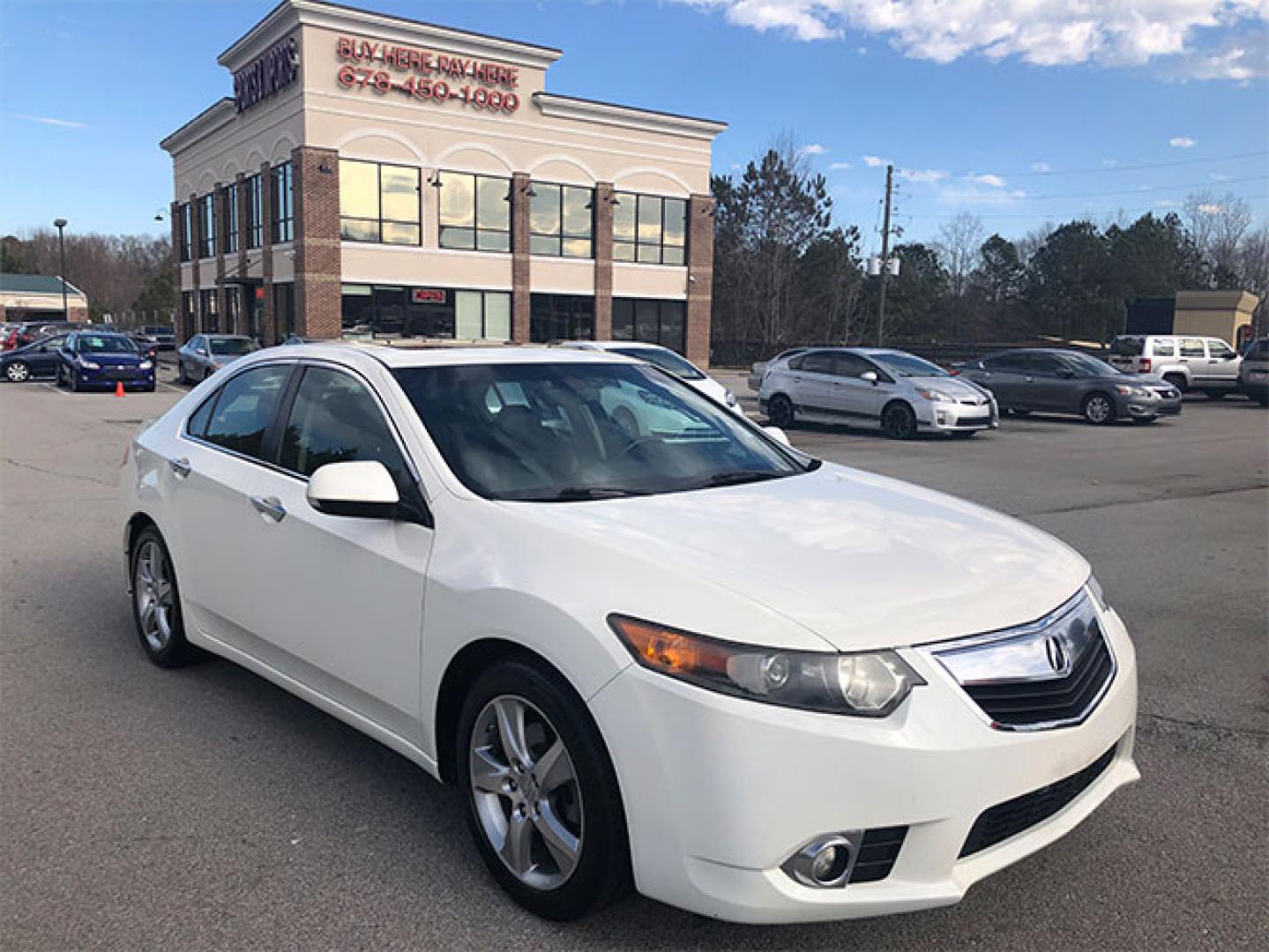 2011 Acura TSX 5-Speed AT with Tech Package (JH4CU2F68BC) with an 2.4L L4 DOHC 16V engine, 5-Speed Automatic transmission, located at 7710 Tara Blvd, Jonesboro, GA, 30236, (678) 450-1000, 33.544365, -84.367821 - Photo#0