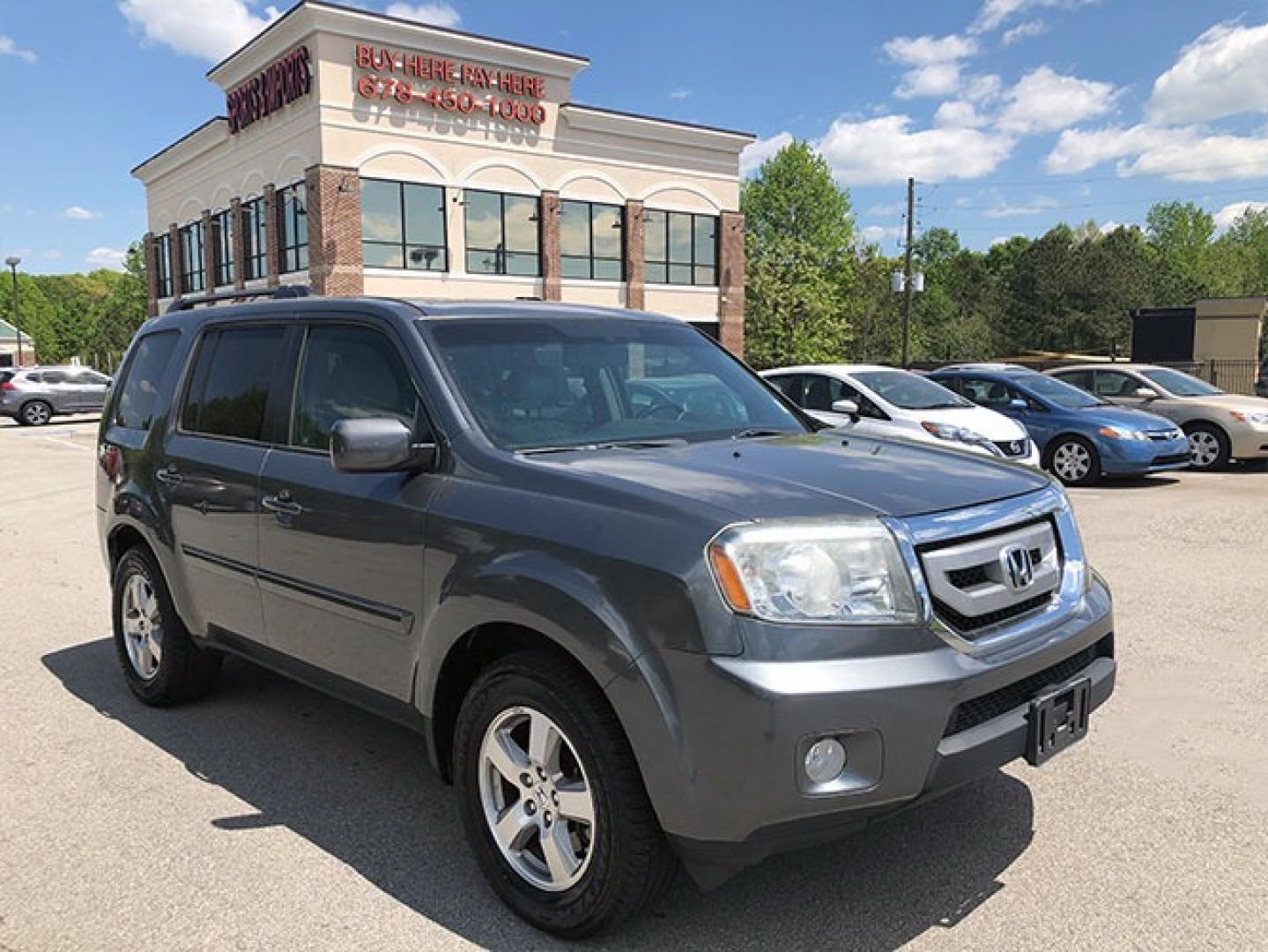 2011 Honda Pilot EX-L 2WD 5-Spd AT with DVD (5FNYF3H61BB) with an 3.5L V6 SOHC 24V engine, 5-Speed Automatic transmission, located at 7710 Tara Blvd, Jonesboro, GA, 30236, (678) 450-1000, 33.544365, -84.367821 - Photo#0