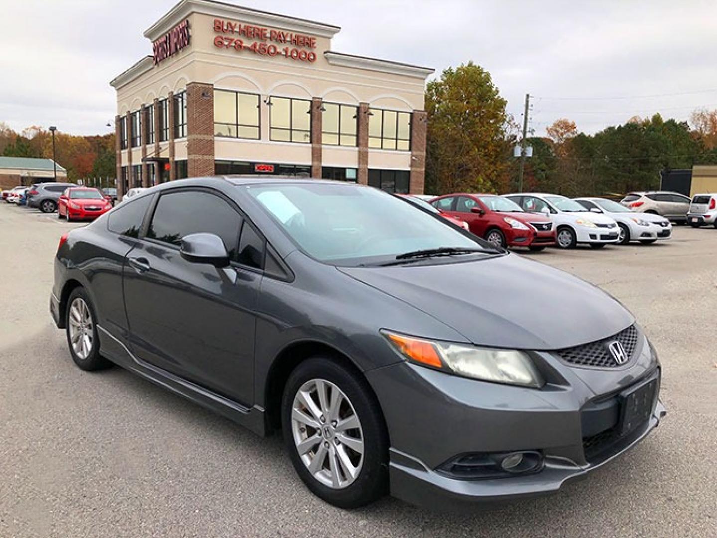 2012 Honda Civic EX-L Coupe 5-Spd AT (2HGFG3B19CH) with an 1.8L L4 SOHC 16V engine, 5-Speed Automatic transmission, located at 7710 Tara Blvd, Jonesboro, GA, 30236, (678) 450-1000, 33.544365, -84.367821 - Photo#0