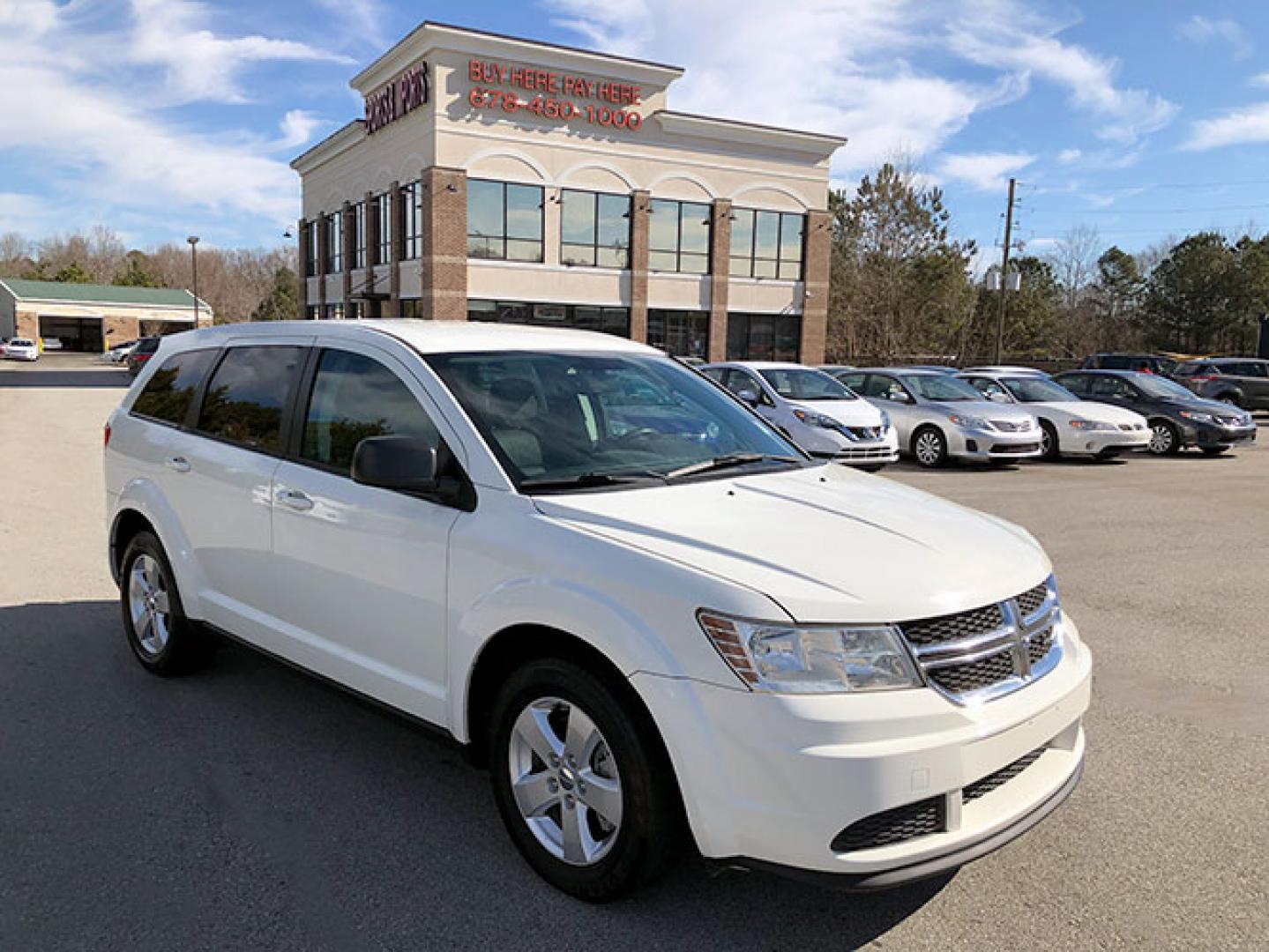 2013 Dodge Journey SE (3C4PDCAB0DT) with an 2.4L L4 DOHC 16V engine, 4-Speed Automatic transmission, located at 620 Jesse Jewell Pkwy, Gainesville, GA, 30501, (678) 450-1000, 34.305923, -83.809784 - Photo#0