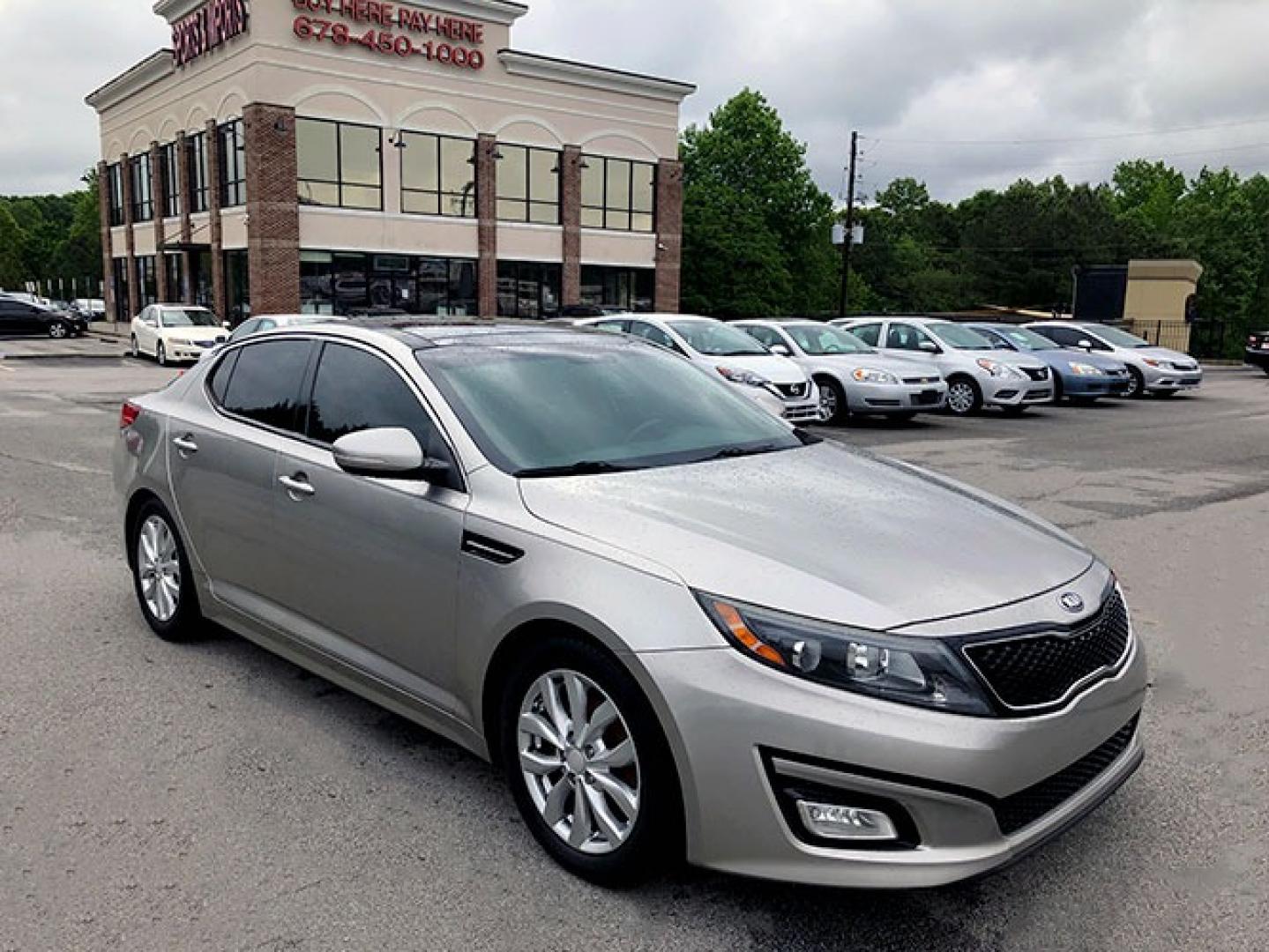 2014 Kia Optima EX (5XXGN4A75EG) with an 2.4L L4 DOHC 16V engine, 6-Speed Automatic transmission, located at 7710 Tara Blvd, Jonesboro, GA, 30236, (678) 450-1000, 33.544365, -84.367821 - Photo#0