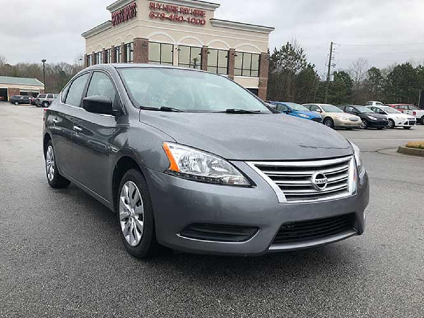 2015 Nissan Sentra S 6AT (3N1AB7AP9FY) with an 1.8L L4 SFI DOHC 16V engine, 6-Speed Automatic transmission, located at 620 Jesse Jewell Pkwy, Gainesville, GA, 30501, (678) 450-1000, 34.305923, -83.809784 - At Sports and Imports we'll get you approved for an auto loan right here, whatever your credit! Our buy here, pay here financing means you only need a driver's license and proof of income. Call us at 678-450-1000 for more information and get you driving today! LOW DOWN PAYMENT ($799) We match yo - Photo#0