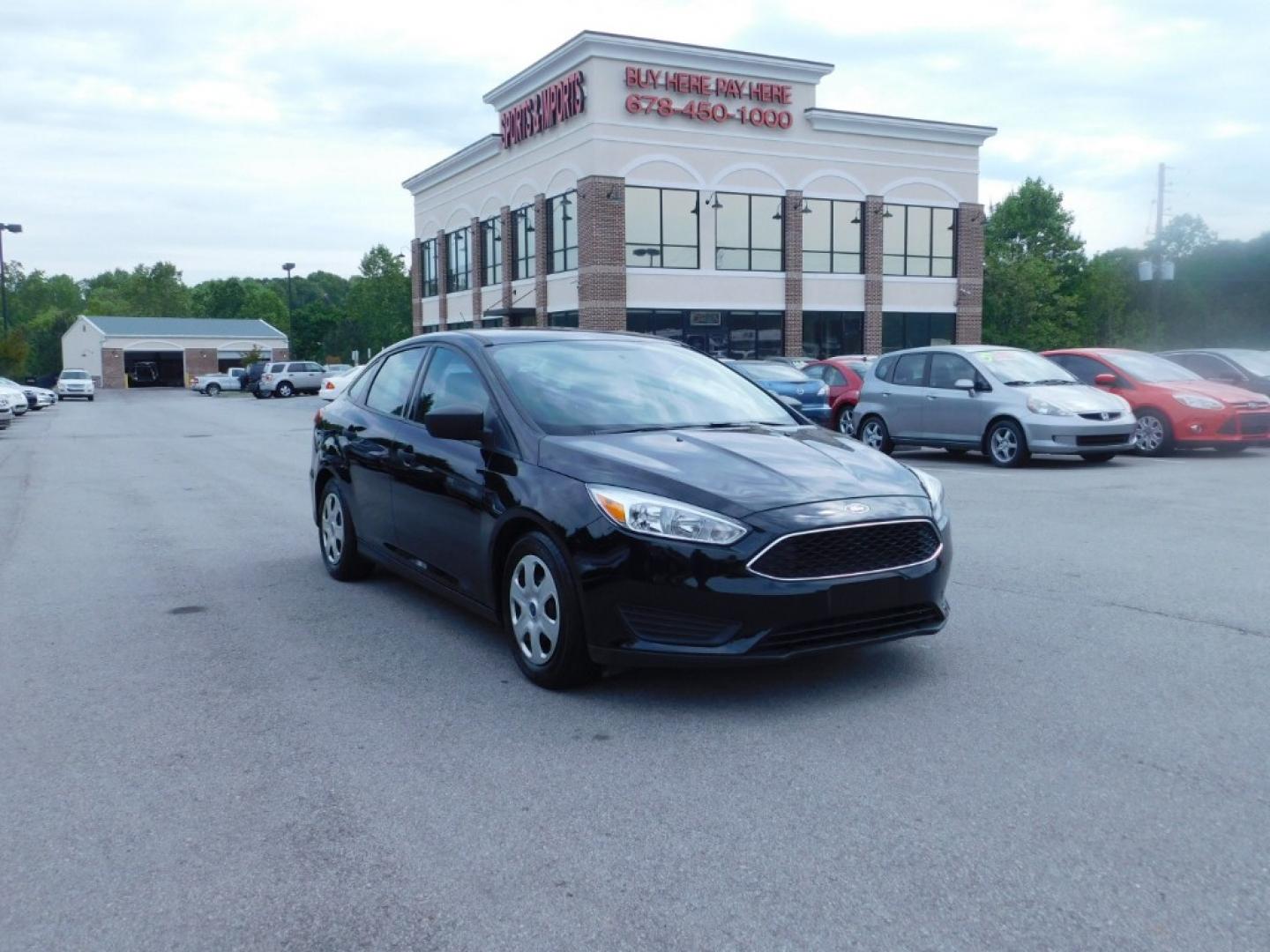 2016 Ford Focus S Sedan (1FADP3E2XGL) with an 2.0L L4 DOHC 16V engine, 5-Speed Automatic transmission, located at 7710 Tara Blvd, Jonesboro, GA, 30236, (678) 450-1000, 33.544365, -84.367821 - At Sports and Imports we'll get you approved for an auto loan right here, whatever your credit! Our buy here, pay here financing means you only need a driver's license and proof of income. Call us at 678-450-1000 for more information and get you driving today! LOW DOWN PAYMENT ($499) We match yo - Photo#0