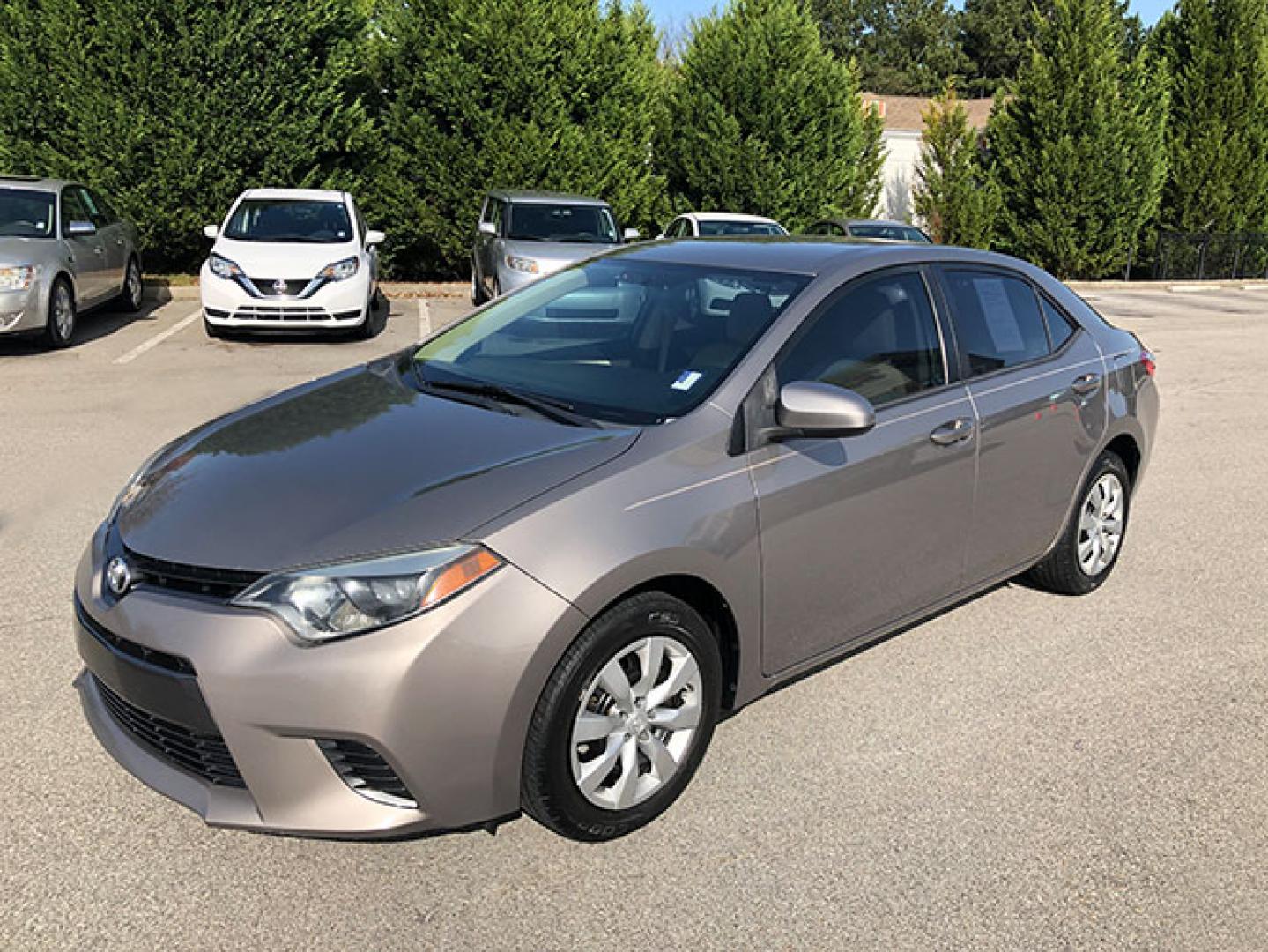 2015 Toyota Corolla L 4-Speed AT (2T1BURHE6FC) with an 1.8L L4 DOHC 16V engine, 4-Speed Automatic transmission, located at 620 Jesse Jewell Pkwy, Gainesville, GA, 30501, (678) 450-1000, 34.305923, -83.809784 - Photo#2